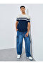 Boxy Fit Flat Knit Striped T-Shirt - 2