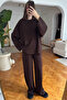 Collar Detail Modal Set - Brown