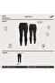 902474.100 Women's Black Long Tennis Tights - 2