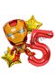 Avengers Iron Man Concept 5 Year Old Balloon Set Iron Man Concept Birthday Balloon Set
