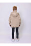 Removable Hooded Plush Lined Children's Gabardine Coat - Can - 7