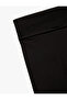 Layered Slim Fit High Waist Long Flared Sports Leggings - 5