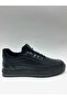Genuine Leather Laceless Black Color Winter Men's Shoes