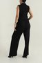 Women's Lined Wrinkled Fabric Two-Piece Set - 4