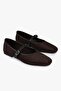Women's Lunel Bitter Brown Suede Ballerinas - 2
