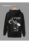 Fleetwood Mac Printed Cotton Long Sleeve Fleece-Lined 3 Thread Hooded Rock Sweatshirt