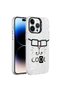iPhone 14 Pro Max Compatible Marble Patterned Senk Marbello Case-White