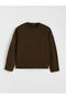 Xside Khaki Crew Neck Women's Knitwear Sweater - 5