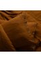 Muslin 100% Cotton Double Size Washable Duvet Cover Set Iron-Free Cinnamon Color - 3