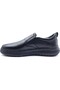 22308 Genuine Leather Black Men's Shoes - 5