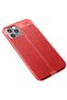 iPhone 12 Pro Compatible Senk Niss Silicone Case-Red - 2
