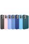 iPhone 12 Pro Max Compatible Silicone Senk Luna Case with Metal Frame and Button Design-Pink - 2