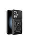 Reno 11F 5g Case with Magnetic Stand Camera Protection Senk Sliding Vega Cover - Blue - 2