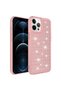 iPhone 12 Pro Max Compatible Aihttgli Shiny Design Senk Snow Case-Pink