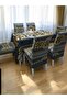 Dining Table & Chair Covers Set, 6 Seater, Stretchable Design, 1 Table Cover with 6 Chair Covers.