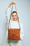 Genuine Leather Suede Crossbody Women's Messenger Bag - 7