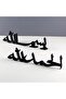 Bismillah Alhamdulillah Mashallah Islamic Home Decor Set - Gold, Silver, and Black (Black) - 2