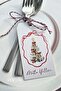 Christmas Table Decoration Cutlery String Card Christmas Gift Card Pack of 10 - 2