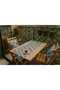 Duck Fabric 2-Piece Double-Sided Throw Pillow Cover (43X43 cm) + Runner (42X100 cm) Set – Decorative Combination - 4