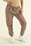 Women's Winter Cotton Puff Fabric Waist Elasticated Jogger Sweatpants - 6