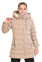 Plush Inside Nova Waterproof Fabric Slim Fit Winter Girl's Coat