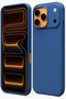 iPhone 17 Pro Max Case with Velvet Interior, Raised Screen and Camera Protection, Launch Silicone Cover Abis