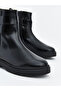 Vizyon New Season Zippered Leather-Look Women's Boots - 3