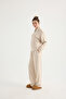 Half Zipper Collar Modal Double Set - 5