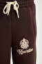 Hooded 3 Thread Ş Fleece-Lined Tracksuit Set with Assertive Print and Zipper Detail - 8