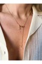 Stainless Steel Letter B Heart Lusso Necklace - 2