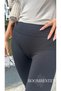 Stitch-Free High Waist Shaping / Sculpting Sports Brazilian Shirred Leggings – Black Push-Up Fit Stretchy Fabric - 7