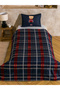Home Bear Teddy Printed 100% Cotton Single Duvet Cover Set 160X220 cm - 3