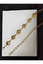 Gold Seashell Detailed Adjustable Women's Belt Trouser Belt Dress Belt Shirt Belt