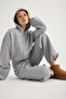 Zip Hoodie with Stopper Detail 3 Thread Ş Fleece-Lined Tracksuit Set - 6