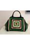 Hand Knitted Medium Size Square Motif Bag – Lined, with Pockets, Stylish and Suitable for Everyday Use - 5