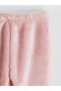 Lcw Baby Pink Hooded Baby Girl Plush Tracksuit Set - 7
