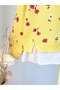 Butteryellow Flowers Shirt Detailed Sweatshirt and Leggings Set - 5