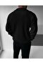 Men's Sweater Half Zipper Detailed Knitwear - 3
