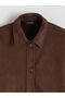 Lcw Vision Oversized Women's Suede Look Shirt - 2
