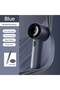 Portable Handheld Fan, Mini USB Rechargeable, Smart LED Digital Display, Gray Blue