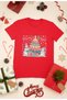 New Year Printed Unisex Children's T-Shirt, Christmas Themed, 100% Cotton
