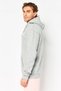Men Sportswear Fit Long Sleeve Outdoor Hoodie, Grey - 4