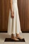 Blake Viscose Flawless Skirt Ecru - 4