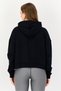 Women Sportswear Fit Long Sleeve Outdoor Hoodie, Black - 3