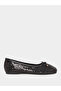 Teens Black Sequin Ballet Flats