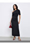Black Bodycon Maxi Dress - 2