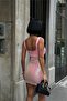 Women's Sequined Mini Thick Strap Dress Dpdf176 - 5