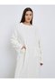 Cable Knit Pocket Detail Fleece Nightdress - 2