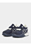 Navy Blue Stitch Detail Lace Up Sneakers - 3