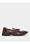 Classic Faux Leather Tassel Loafers - 2